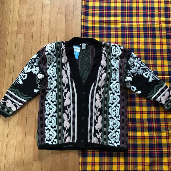 vintage knit cardigan